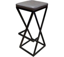 Барный табурет NEW VICTORIA "Лофт" черный-шоколад 977