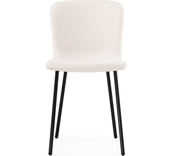 Стул на металлокаркасе Woodville ursa, black/white 15594