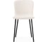 Стул на металлокаркасе Woodville ursa, black/white 15594 3