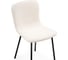 Стул на металлокаркасе Woodville ursa, black/white 15594 6