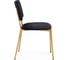 Стул на металлокаркасе Woodville armond, black/gold 15650 3