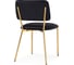 Стул на металлокаркасе Woodville armond, black/gold 15650 4