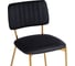 Стул на металлокаркасе Woodville armond, black/gold 15650 5