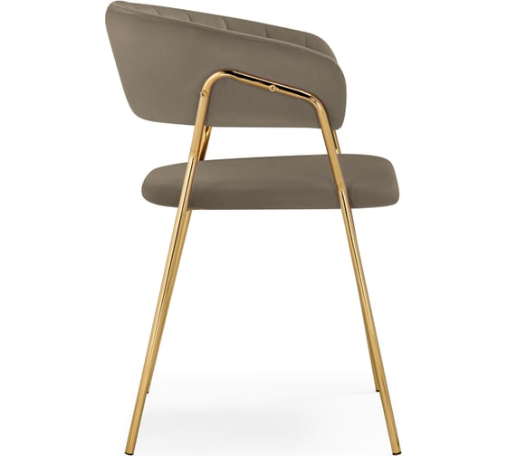 Стул на металлокаркасе Woodville kamelia 1 cappuccino/gold 15716