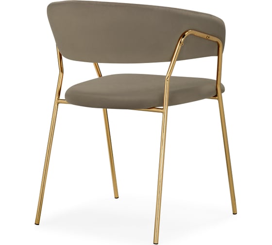 Стул на металлокаркасе Woodville kamelia 1 cappuccino/gold 15716