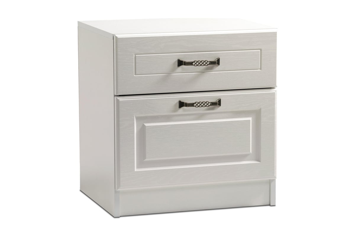 Прикроватная тумба Моби ливерпуль 08.146, белый/ясень ваниль нм-1012 ...