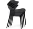 Пластиковый стул Woodville vite, black 15597 6