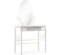 Туалетный столик Woodville клео 3, белый/белый 446224