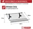 Обувница НАЙДИ 350x600, металлик серебристый SOB-350х600.26 4