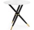 Стеклянный стол Woodville rock, white/black 11772 2