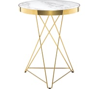 Стол Woodville Milena white / gold 11769