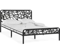 Двуспальная кровать Woodville Кубо 160x200, черный 533096