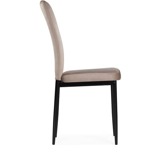 Стул на металлокаркасе Woodville Rek cappuccino / black 15640