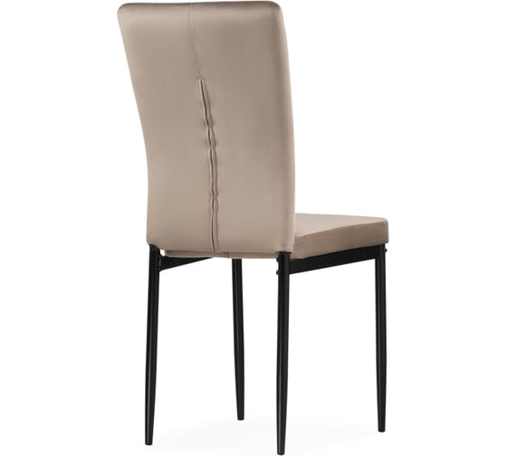 Стул на металлокаркасе Woodville Rek cappuccino / black 15640