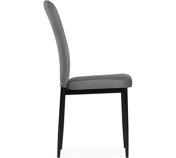 Стул на металлокаркасе Woodville Rek dark gray / black 15639