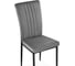 Стул на металлокаркасе Woodville Rek dark gray / black 15639 6