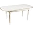 Деревянный стол Woodville romeo, 130(170)х85x75 см, молочный/патина золото 438325 5