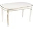 Деревянный стол Woodville romeo, 130(170)х85x75 см, молочный/патина золото 438325 12