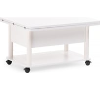 Стол-трансформер Woodville виват, белый 402953