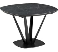 Керамический стол Woodville азраун, черный 528472