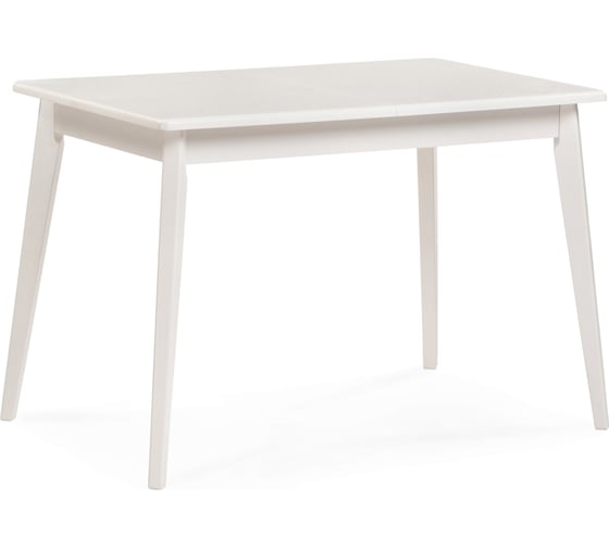 Деревянный стол Woodville улаинс, 110(140)х68x75 см, слоновая кость 559948 1