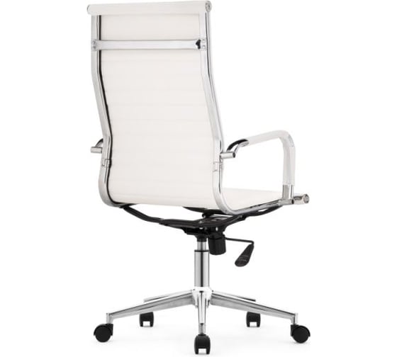 Компьютерное кресло Woodville reus pu white/chrome 15735