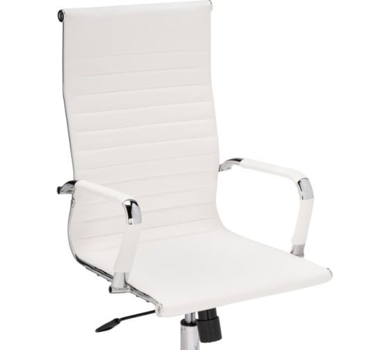 Компьютерное кресло Woodville reus pu white/chrome 15735