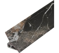 Плинтус для столешниц Cezar 33-106 BL33 Эрамоза черный, 20х20х3000 мм (ф-ра 076/901) BL33-106-3000