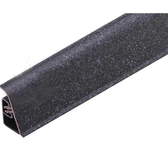 Плинтус для столешниц Cezar 44-116 BL44 Black stone, 37х24х4200 мм (ф-ра 076/1910) BL44-116-4200 1
