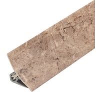 Плинтус для столешниц Cezar 33-120 BL33 Обсидиан, 20х20х3000 мм (ф-ра 084/Th500) BL33-120-3000