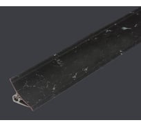 Плинтус для столешниц Cezar 33-071 BL33 Черный мрамор 20х20х3000 мм фанера 076/901 BL33-071-3000
