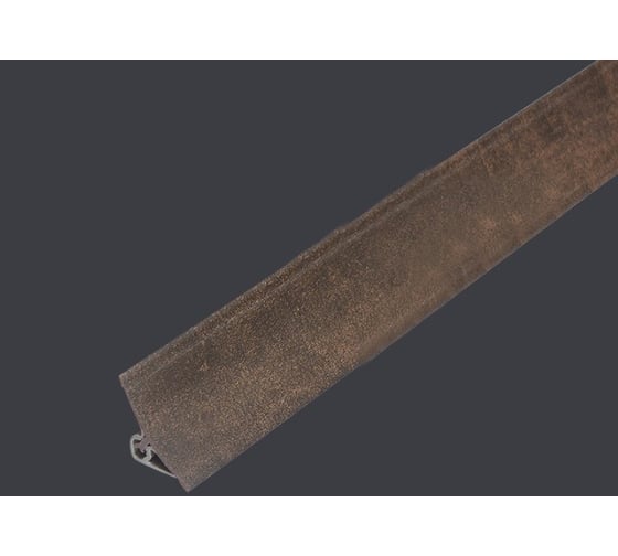 Плинтус для столешниц Cezar 33-117 BL33 Bronze 20х20х3000 мм фанера 161 BL33-117-3000 1