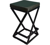 Полубарный табурет NEW VICTORIA "Лофт" черный-шоколад 988