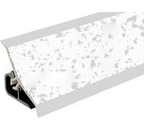 Плинтус для столешниц Thermoplast 120-1375 20x20x3.0 м, Белый кристалл (ф-ра 1105) (25) MRK120-1375