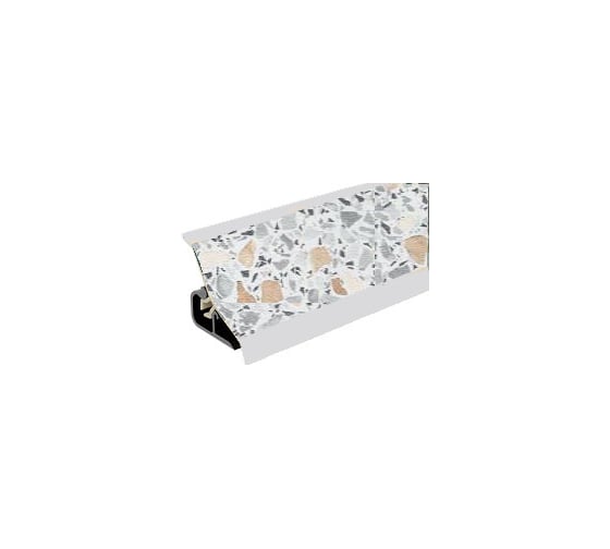 Плинтус для столешниц Thermoplast 120-1218 20x20x3.0 м, Ракушки (ф-ра 153, 077) MRK120-1218