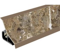 Плинтус для столешниц Thermoplast 120-1317 20x20x3.0 м, Опал шоколадный (ф-ра 596, 3O) MRK120-1317