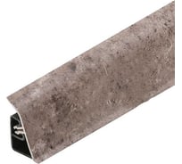 Плинтус для столешниц Cezar 44-120 BL44 Обсидиан 37х24х3000 мм фанера 084/500 BL44-120-3000