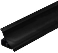 Плинтус для столешниц Cezar 33-056P 1905 BL33 Черный глянец 20х20х3000 мм фанера Th.1905 BL33-056P-3000