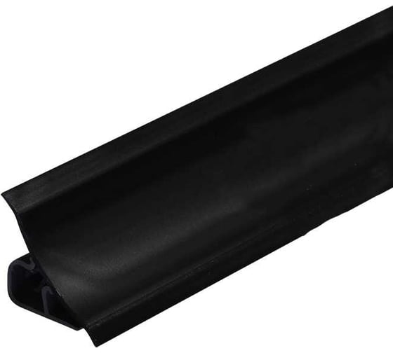 Плинтус для столешниц Cezar 33-056P 1905 BL33 Черный глянец 20х20х3000 мм фанера Th.1905 BL33-056P-3000