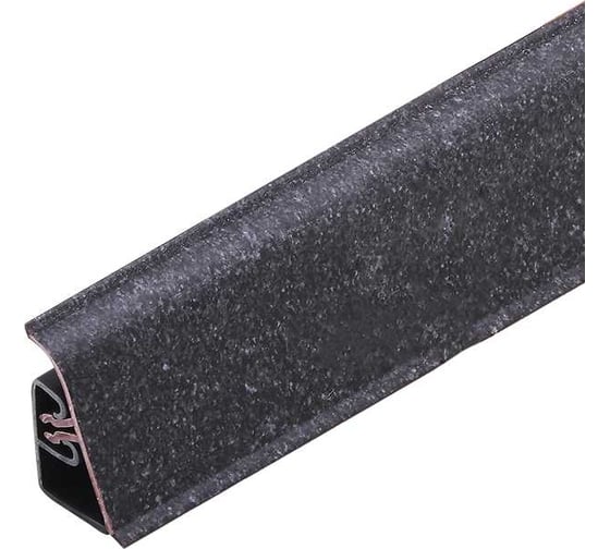 Плинтус для столешниц Cezar 44-116 BL44 Black stone 37х24х3000 мм фанера 076/1910 BL44-116-3000 1