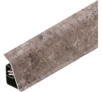 Плинтус для столешниц Cezar 44-120 BL44 Обсидиан 37х24х4200 мм фанера 084/500 BL44-120-4200