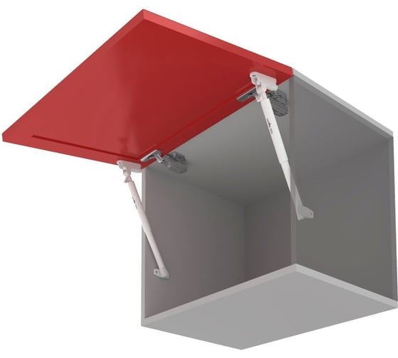 Газовый лифт с фиксацией положения и амортизацией BOYARD OZON GL110W/80/3 белый 107251