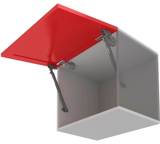 Газовый лифт с фиксацией положения и амортизацией BOYARD OZON GL110GRPH/50/3 графит 107247