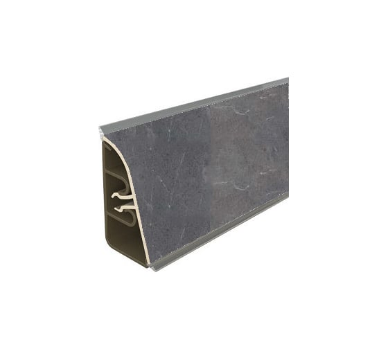 Плинтус для столешницы Thermoplast 850-1305 АР850 Мрамор Марквина серый, 37х24х3000 (ф-ра 1224/085) АР850-1305