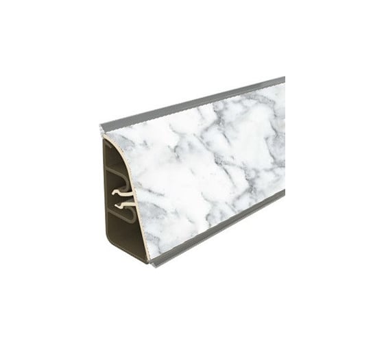 Плинтус для столешницы Thermoplast 850-1384 АР850 Мрамор Итальянский, 37х24х3000 (ф-ра 1240/077) (12) АР850-1384 1