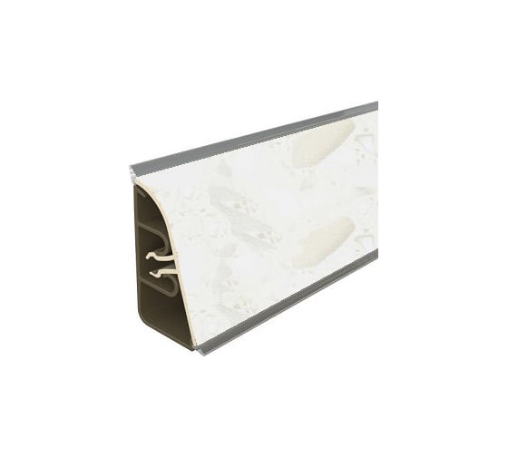 Плинтус для столешницы Thermoplast 850-1233 АР850 Белые камешки, 37х24х3000 (ф-ра 079/1233) (12) АР850-1233 1