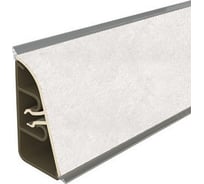 Плинтус для столешницы Thermoplast 850-1298 АР850 Лино бьянко, 37х24х3000 (ф-ра 1230/075) (12) АР850-1298
