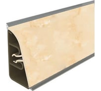 Плинтус для столешницы Thermoplast 850-1217 АР850 Оникс cерый, 37х24х3000 (ф-ра Th.1237/078) (12) АР850-1217