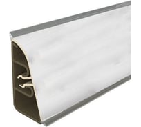 Плинтус для столешницы Thermoplast 850-820 (032) АР850 Серебро матовое, 37х24х3000 (ф-ра 820) (12) АР850-820