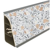 Плинтус для столешницы Thermoplast 850-1218 АР850 Ракушки, 37х24х3000 (ф-ра 1240/077) (12) АР850-1218